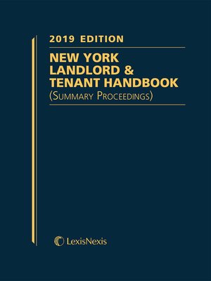 cover image of New York Landlord & Tenant Handbook